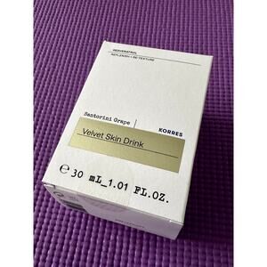 $54 Korres Santorini Grape Velvet Skin Drink 30 ml NEW 1.01 fl oz skin care